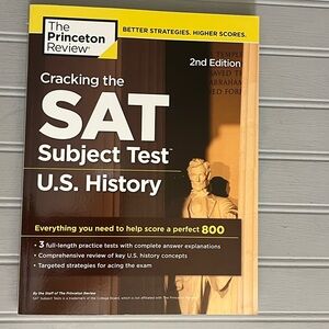 The Princeton Review Cracking The SAT Subject Test U S History Paperback Book